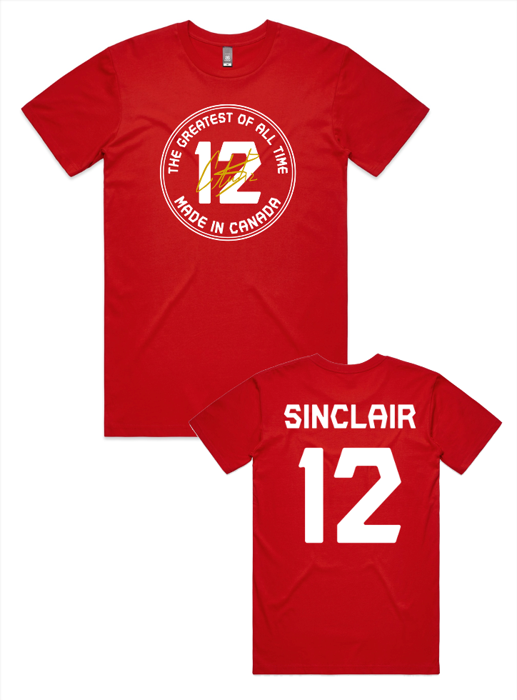 Christine Sinclair Red Tee